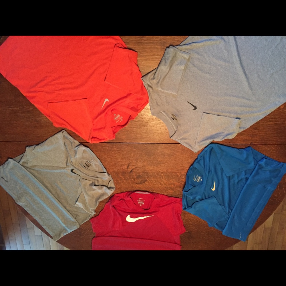 NOTE: THIS ITEM IS SOLD.  THANKS! Nike athletic shirts - Boys Med.